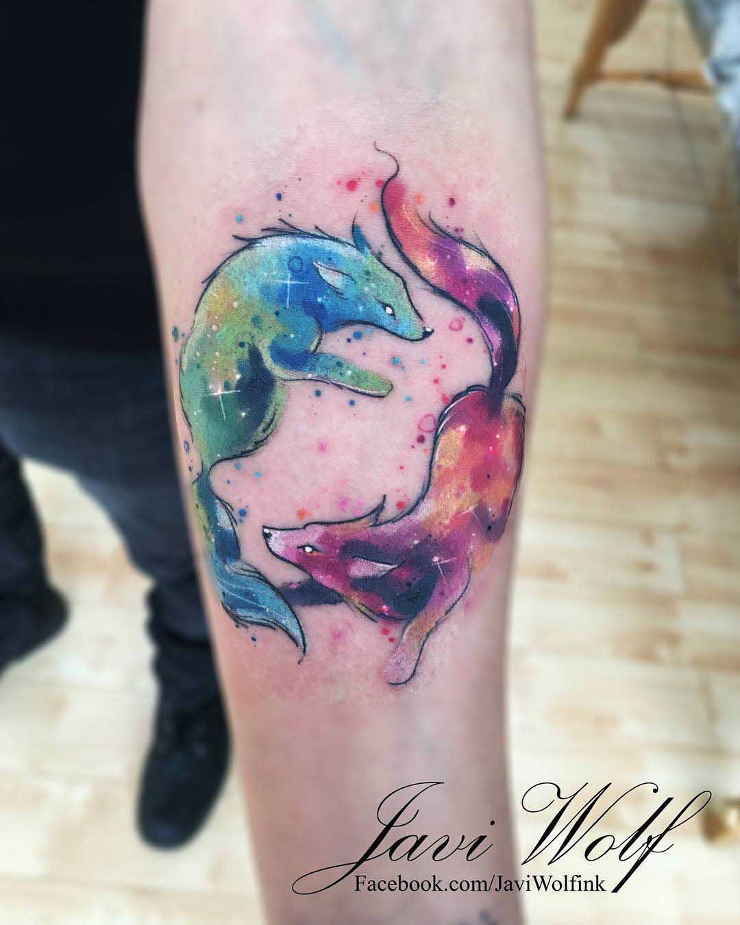two space foxes